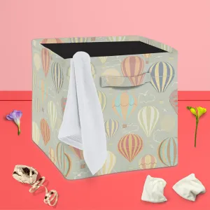 Air Balloons Foldable Open Storage Bin | Organizer Box, Toy Basket, Shelf Box, Laundry Bag | Canvas Fabric