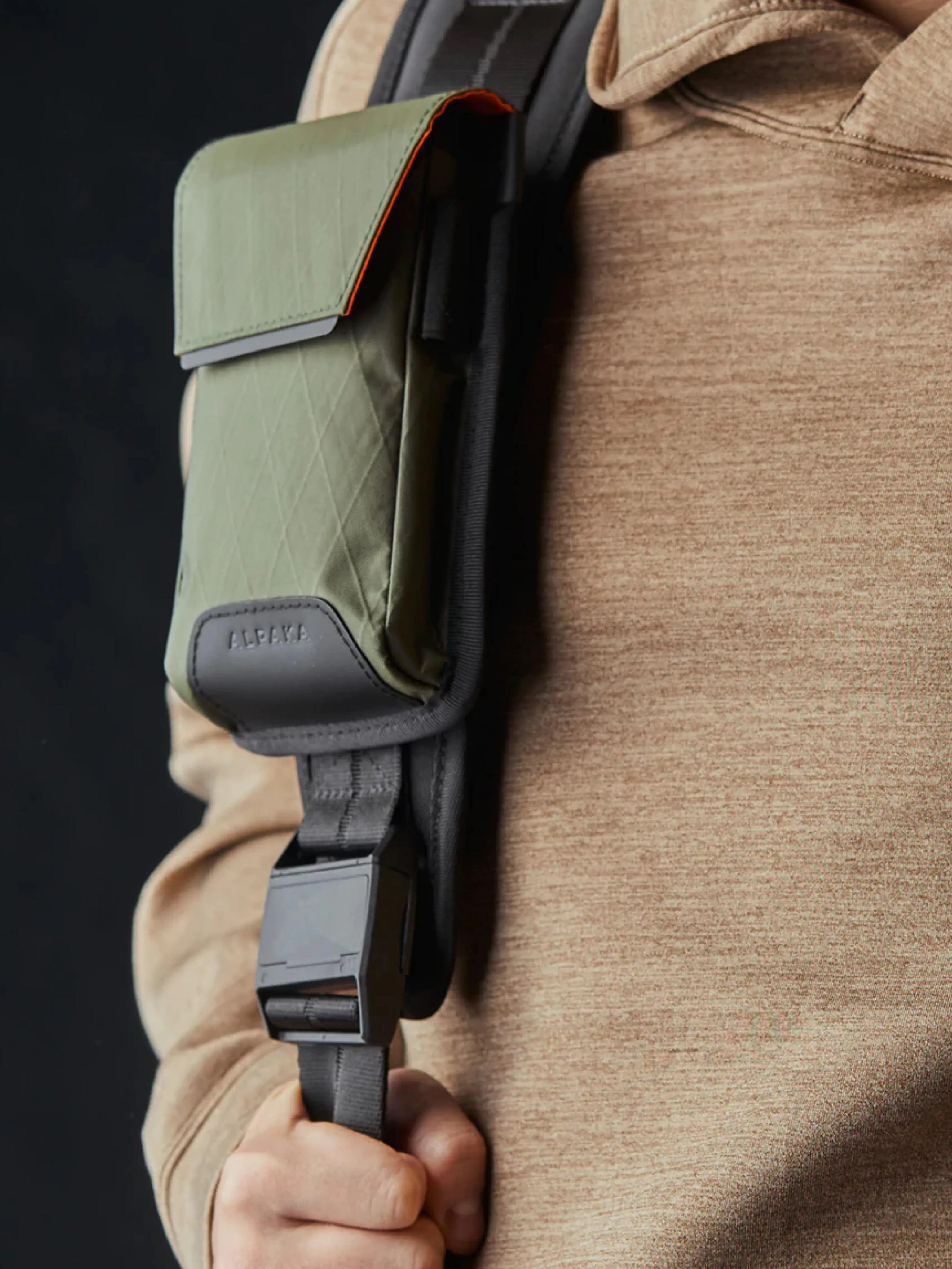 Alpaka Modular Phone Sling Limited Edition Forest Green