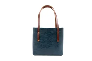 AVERY LEATHER TOTE BAG - SMALL BLACK / BLACK - IN STOCK