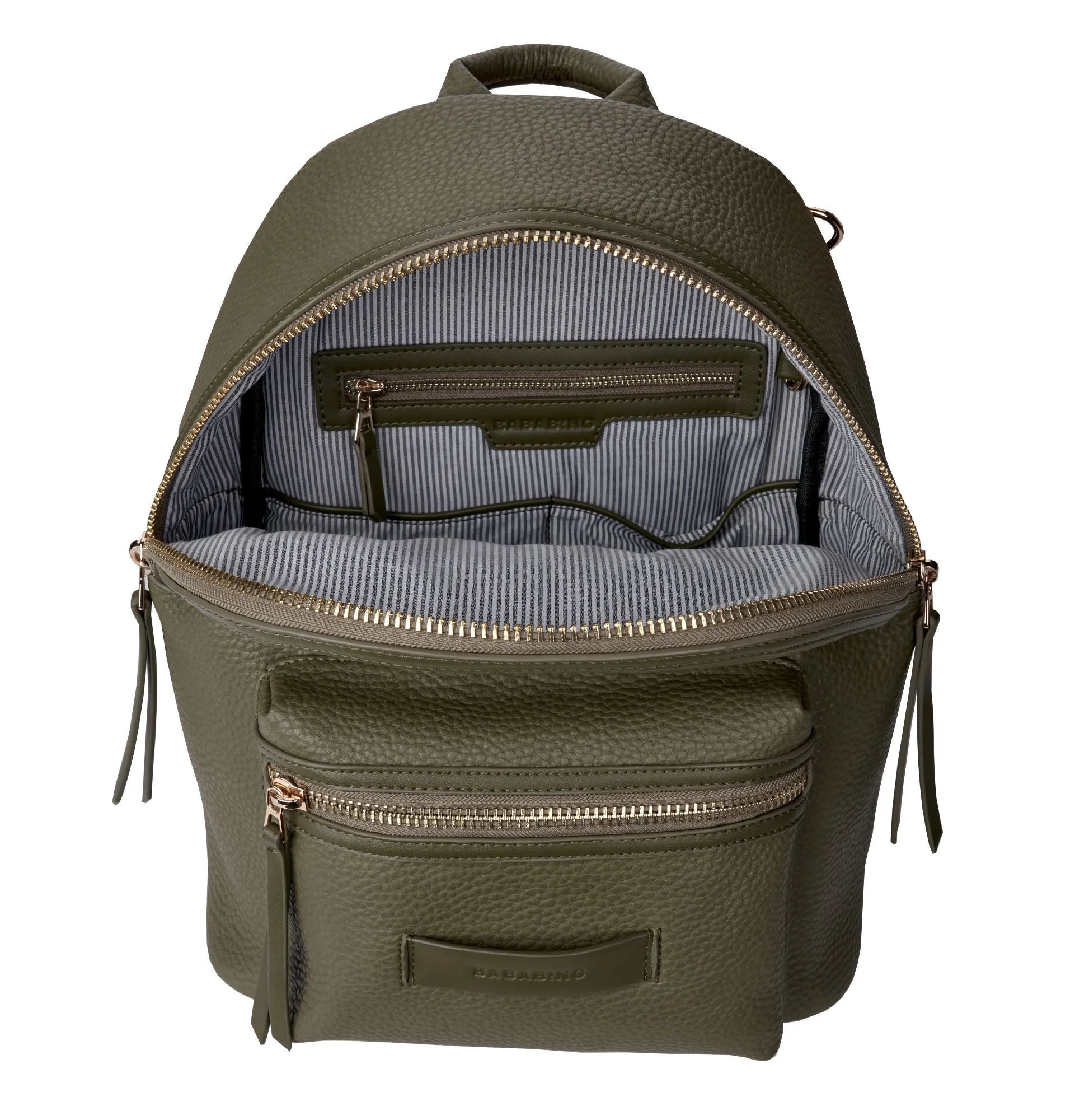 Bababing Luca Vegan Leather Changing Backpack - Olive