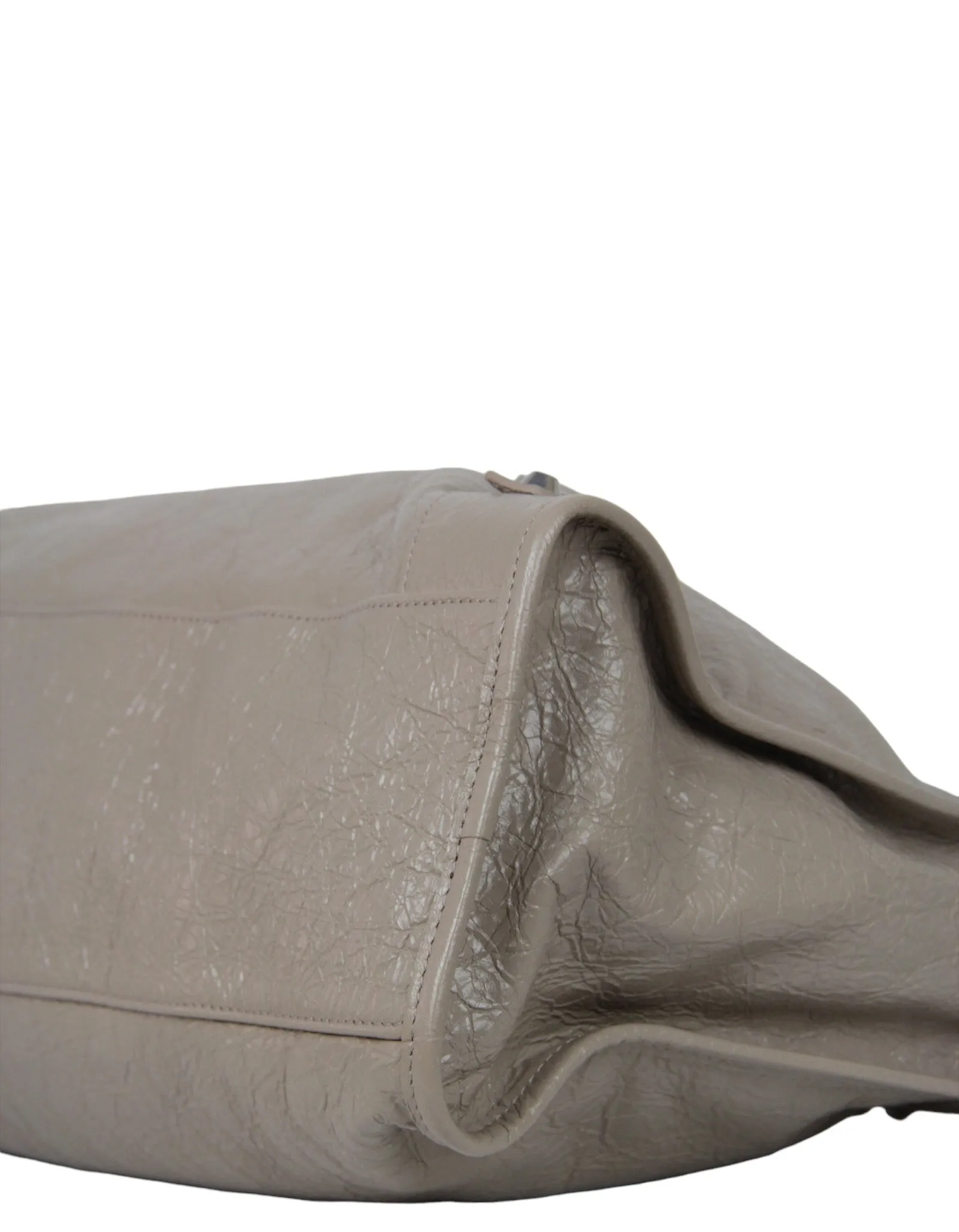 Balenciaga Grey Leather Medium Le City Bag