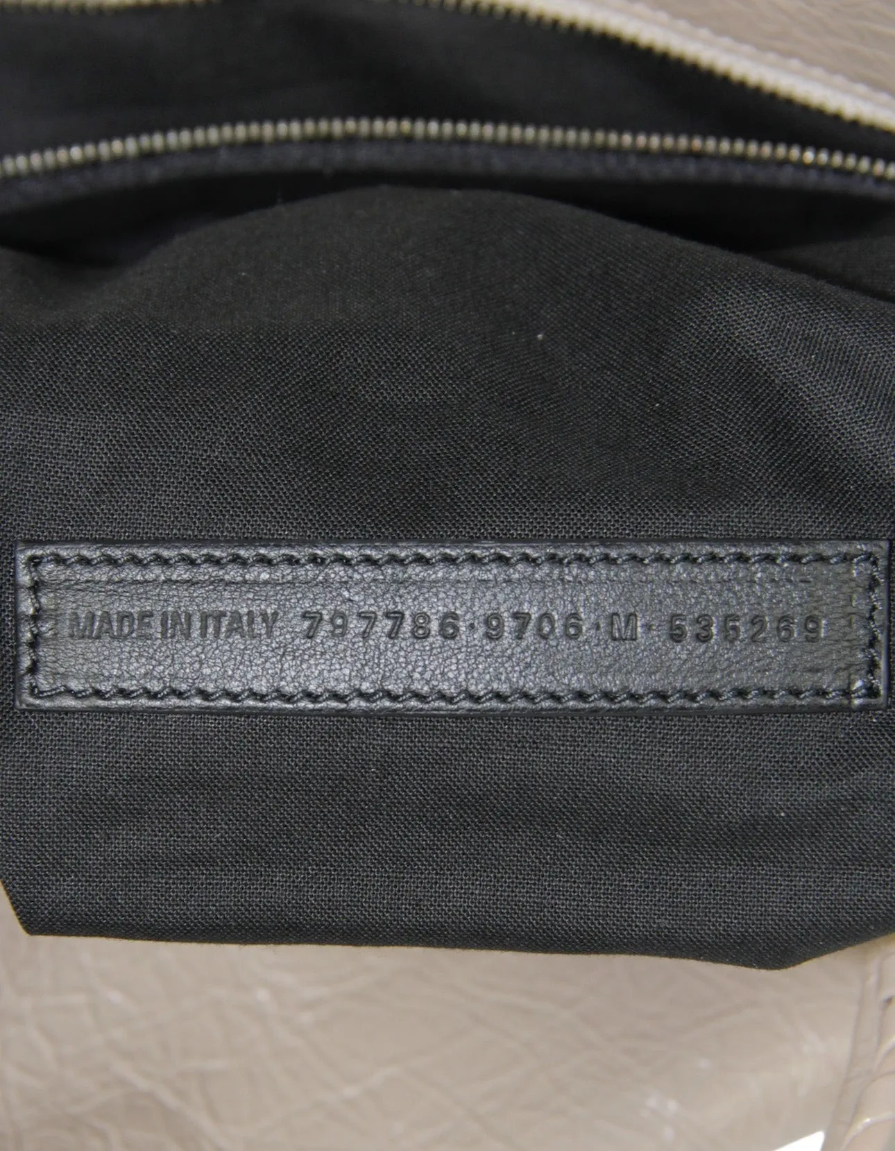Balenciaga Grey Leather Medium Le City Bag