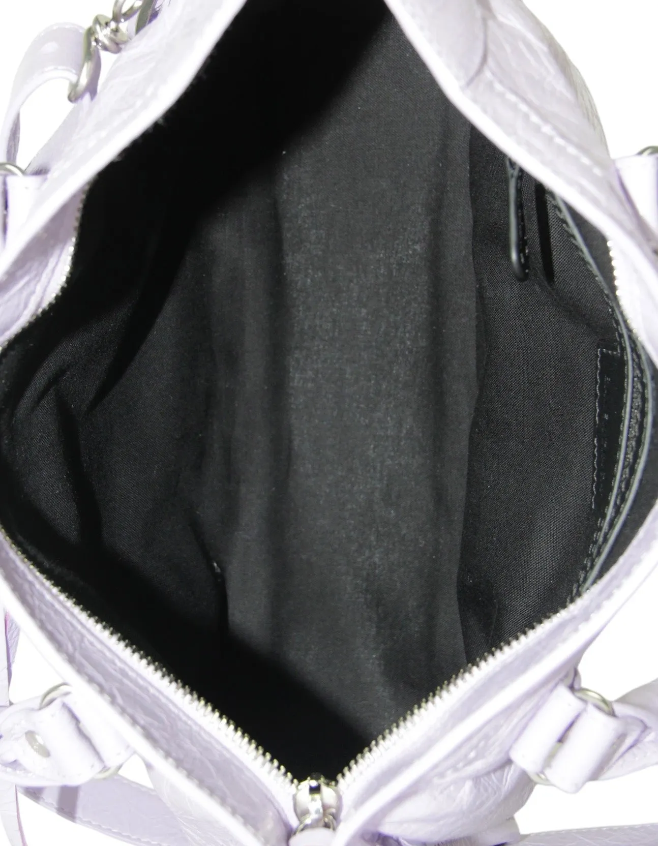 Balenciaga Lilac Leather Small Le City Bag