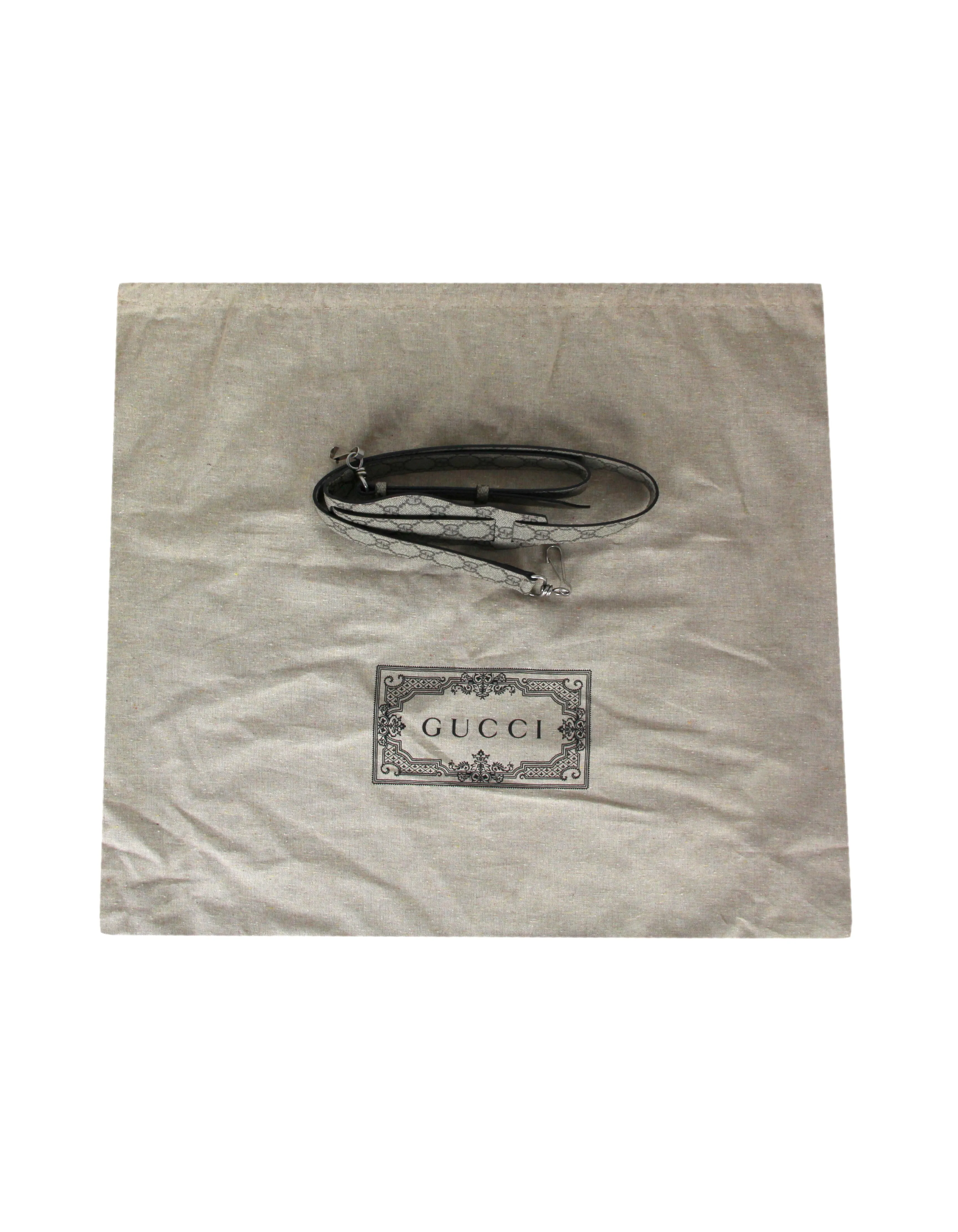 Balenciaga X Gucci GG Supreme Beige Ebony Monogram Neo Classic City Bag