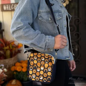 Bee Hive Cats Mini Crossbody Bag