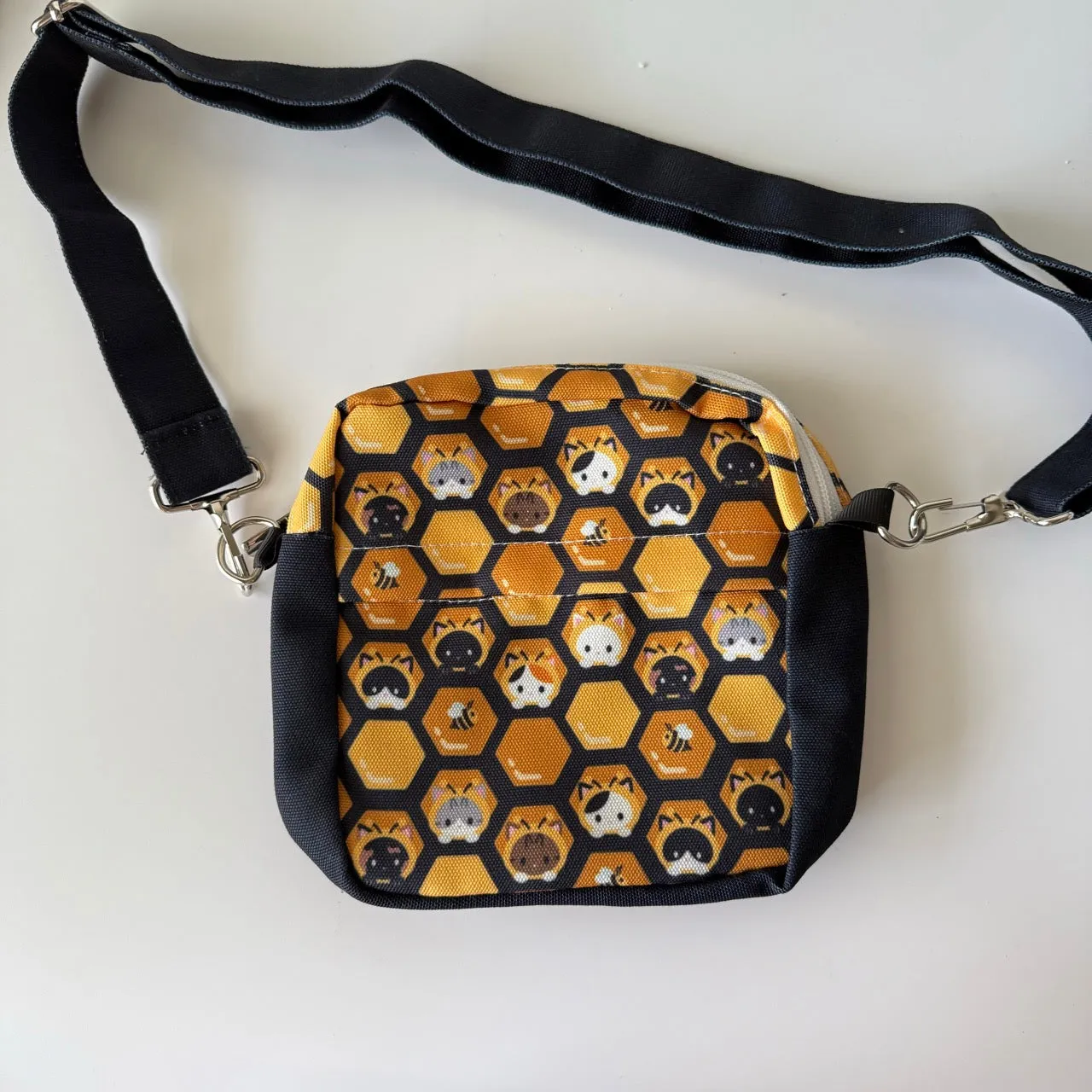 Bee Hive Cats Mini Crossbody Bag