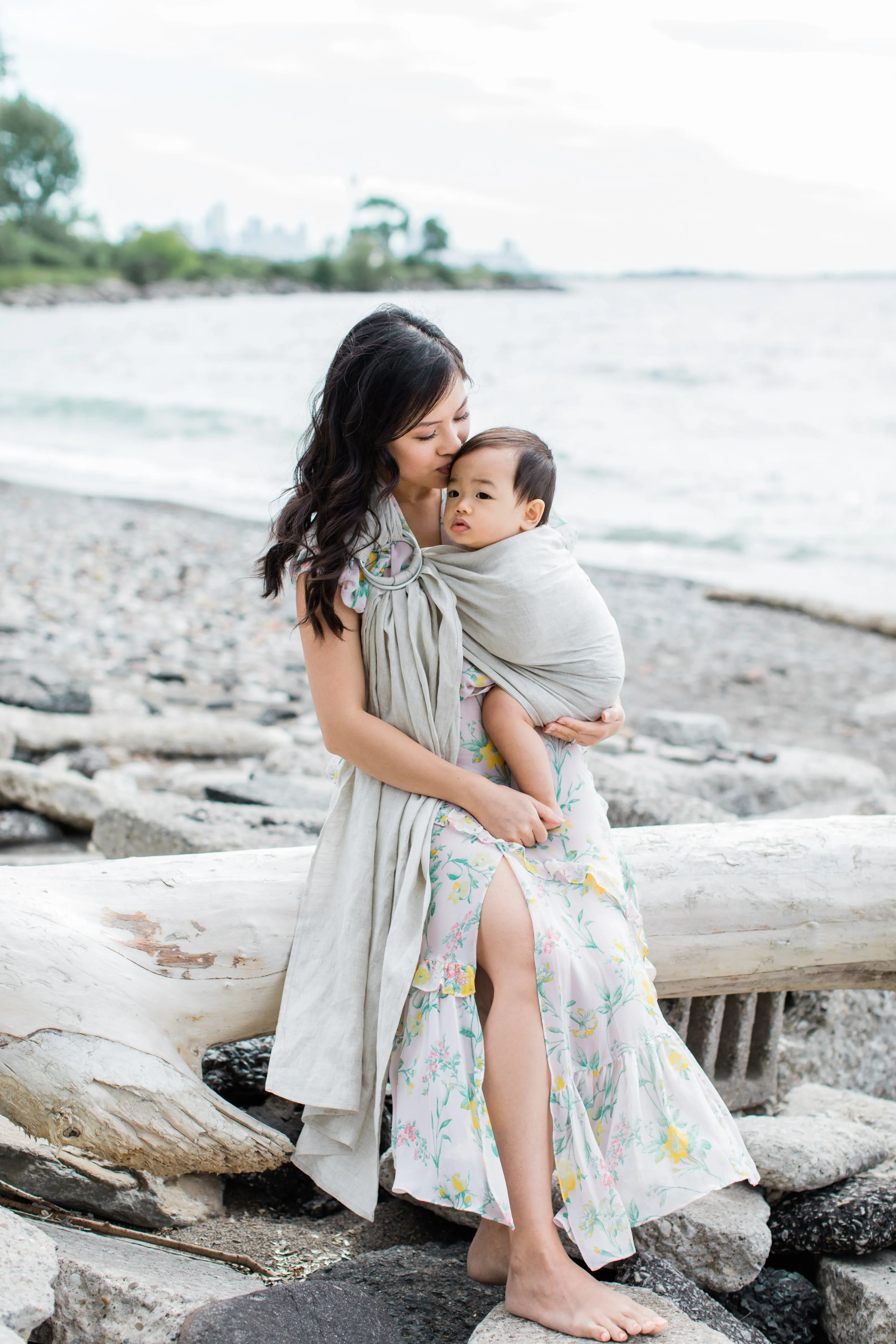Bluffs Linen Ring Sling