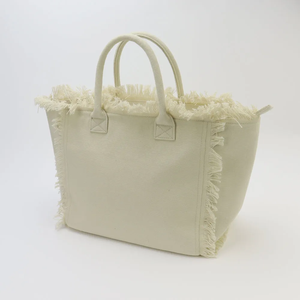 Canvas Beach Tote - Beige