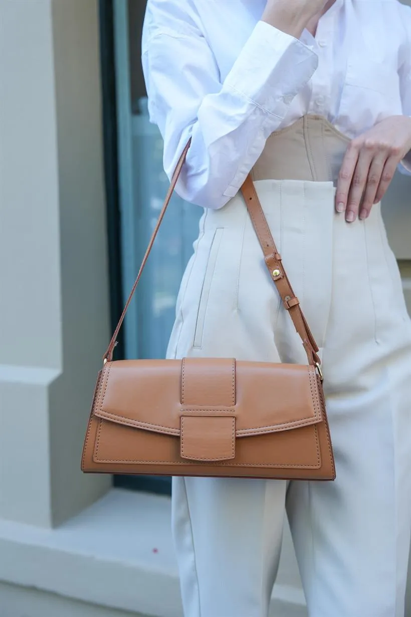 Caramel Rectangular Bag