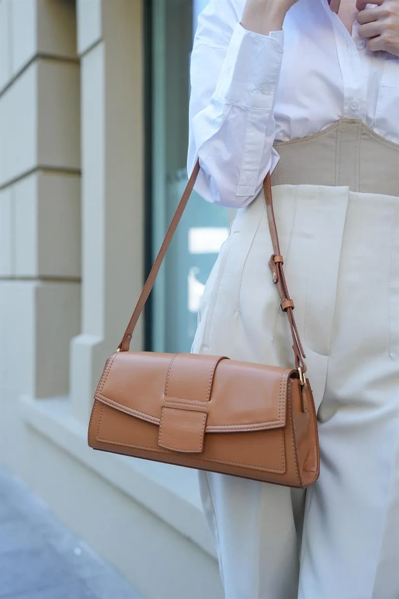 Caramel Rectangular Bag