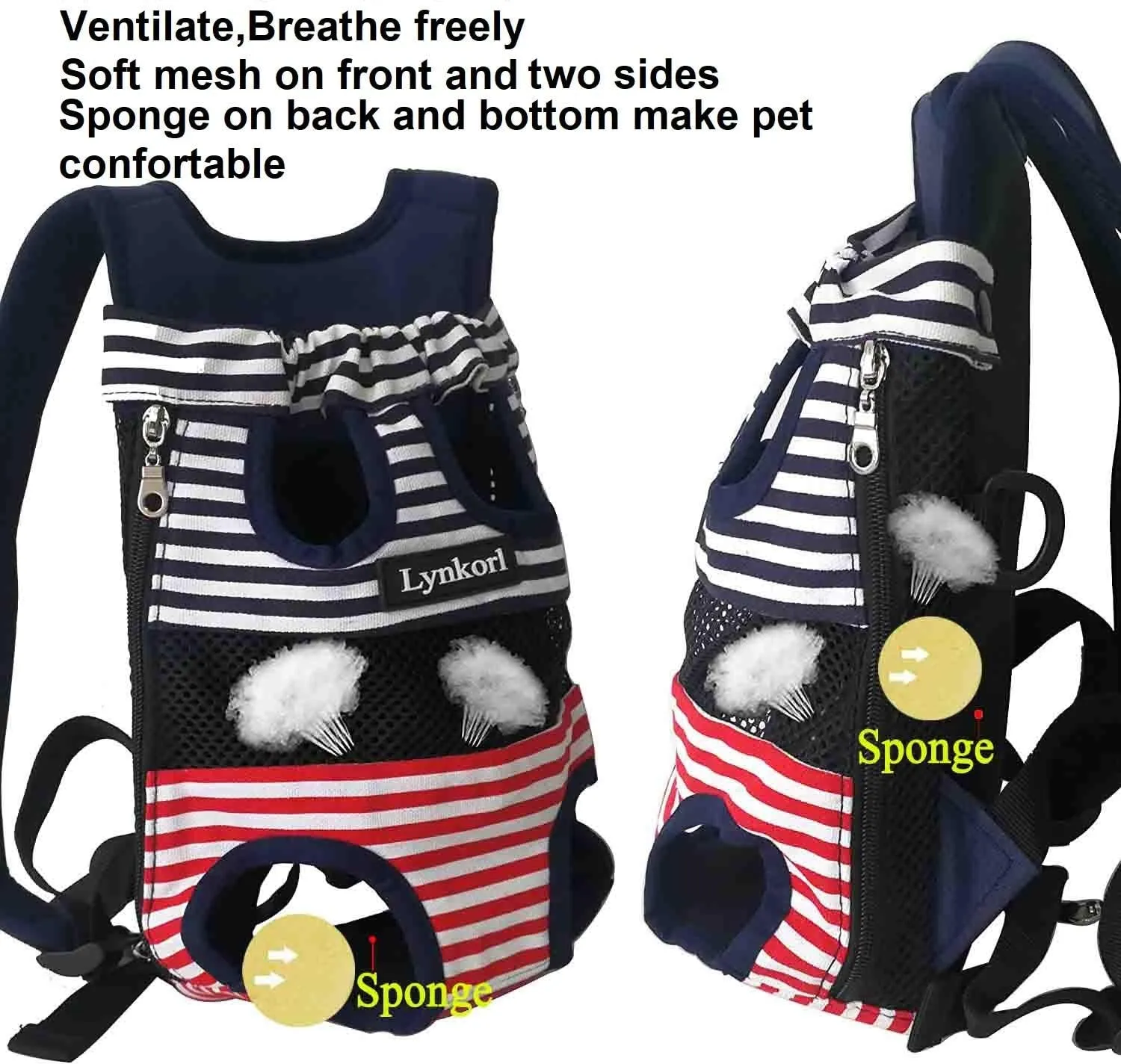 Carrier Adjustable. Backpack Customizable options Pet Multifunctional