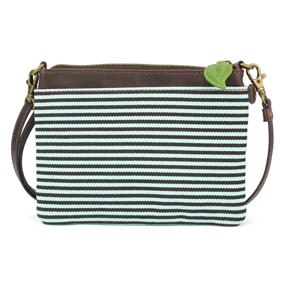 Chala Mini Crossbody - Sloth Family (Blue Stripe)