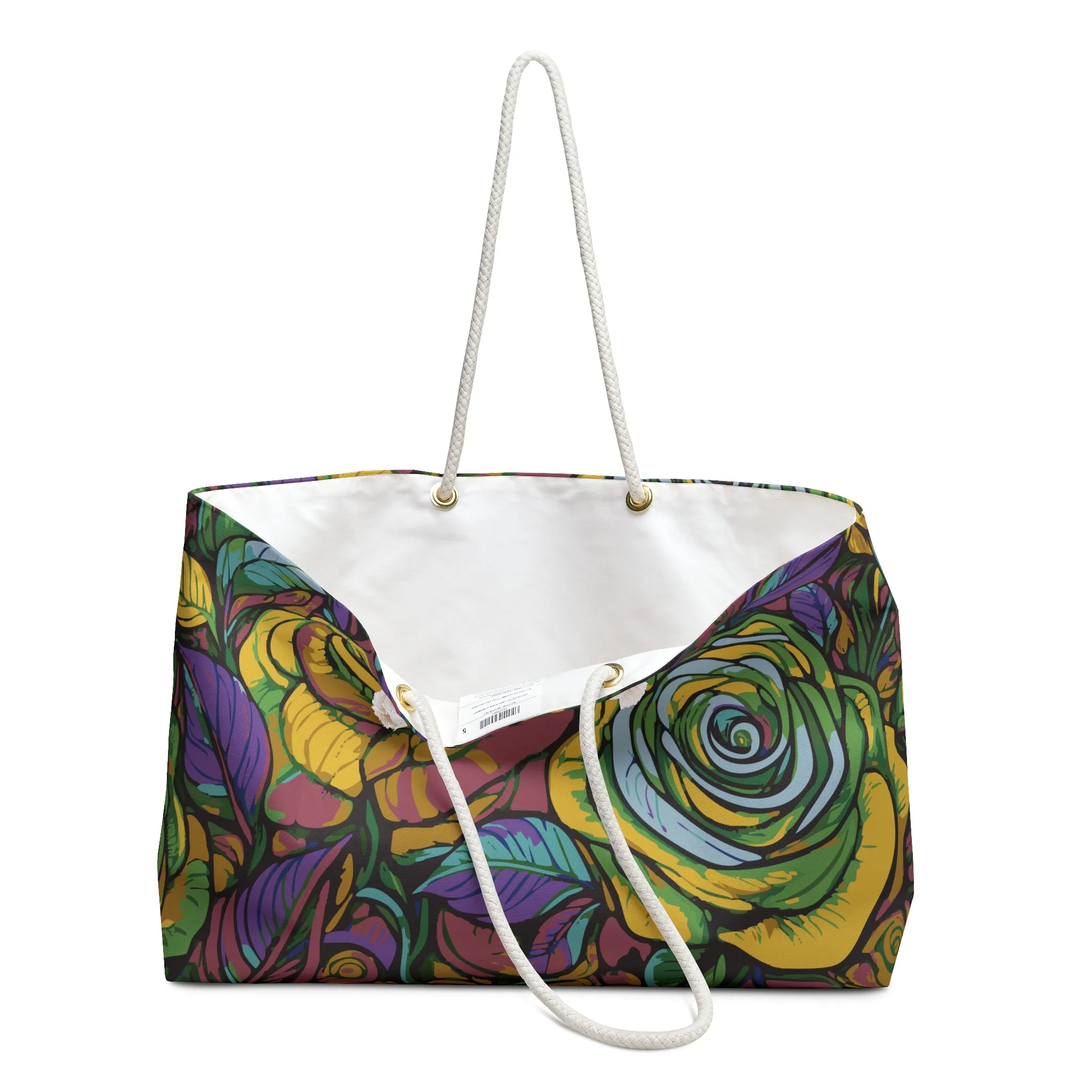 Colorful Floral Weekender Bag - Perfect for Travel & Outdoor Adventures