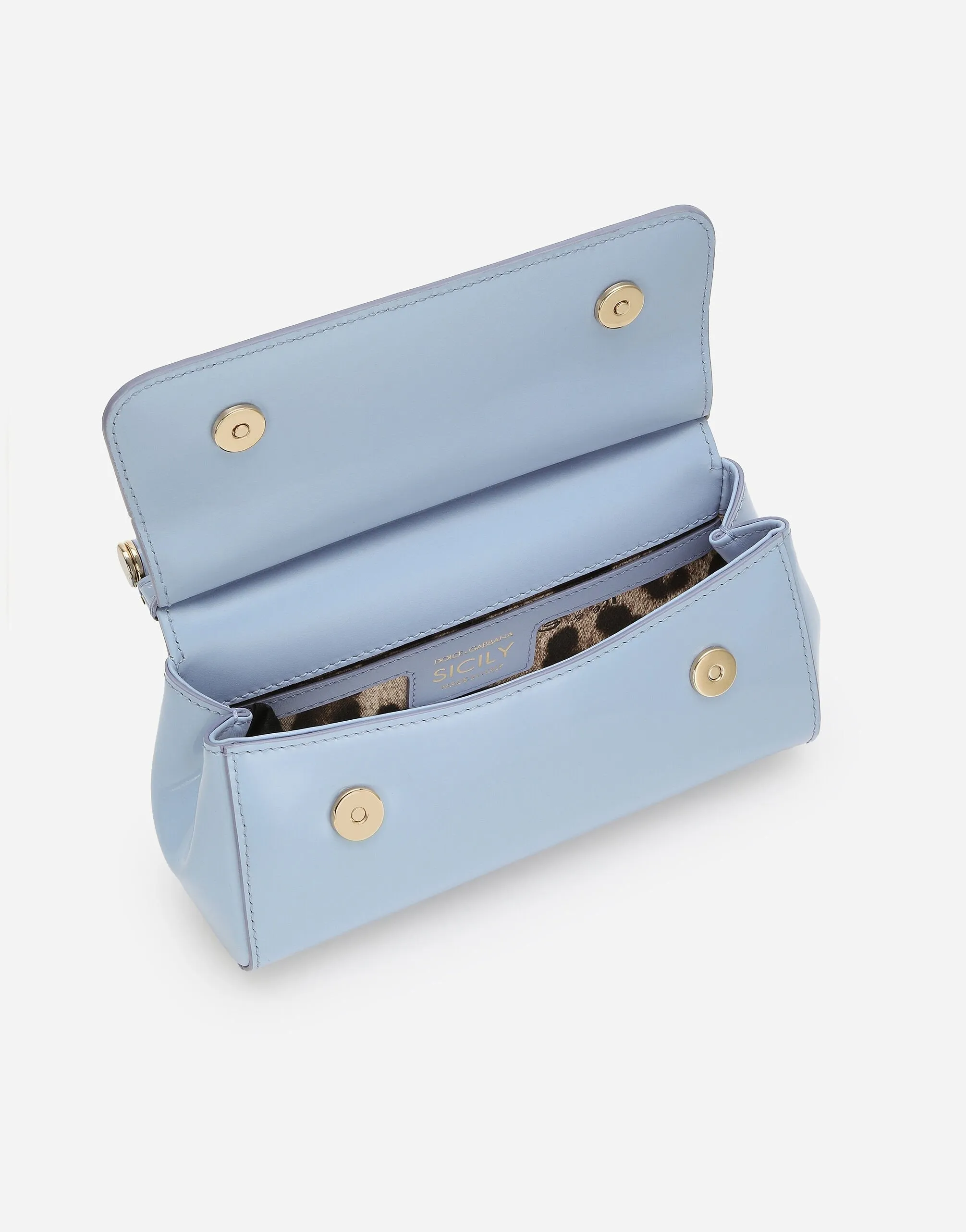 Dolce & Gabbana Small Sicily Handbag in Zucchero
