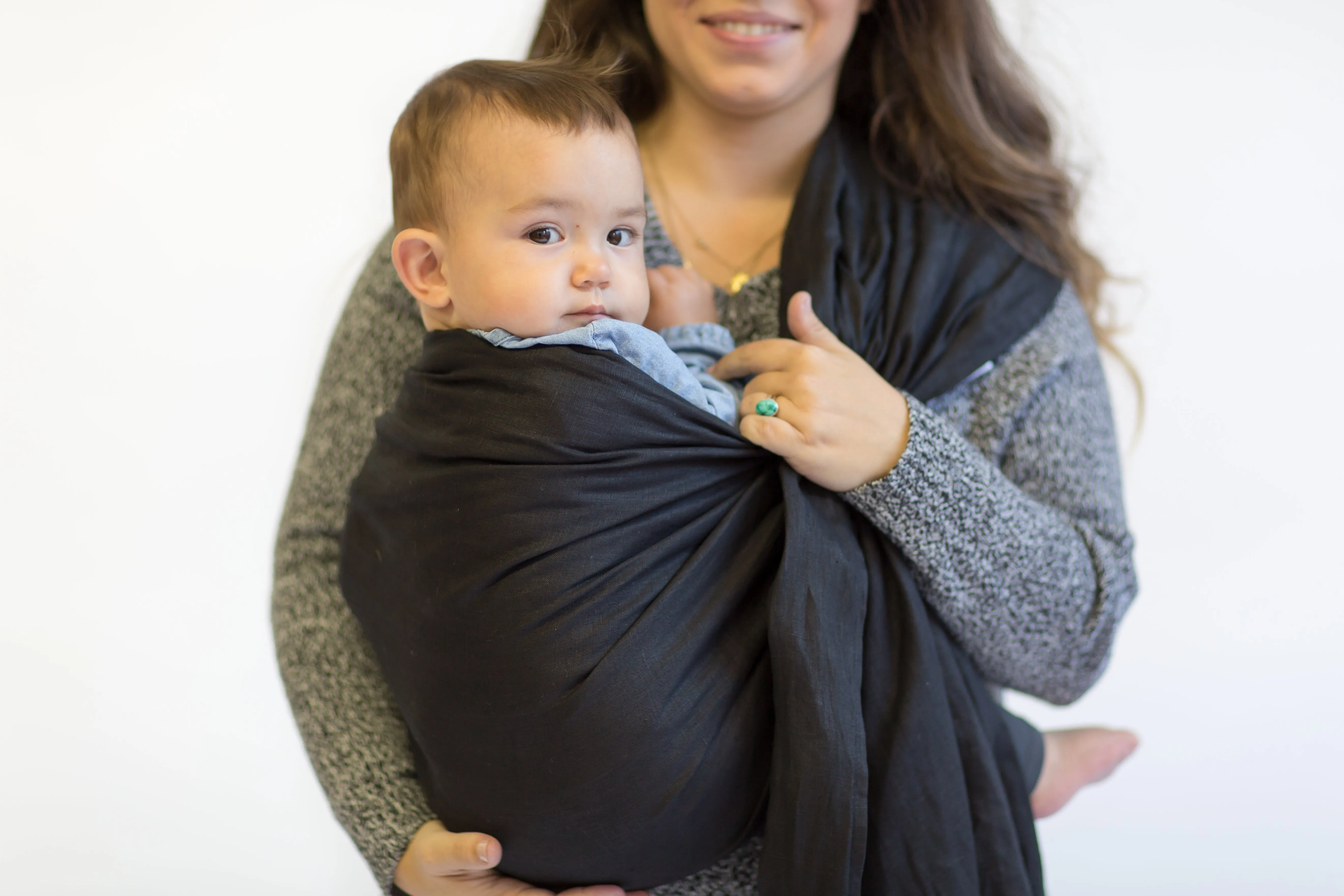 Double Layer Avenue Linen Ring Sling