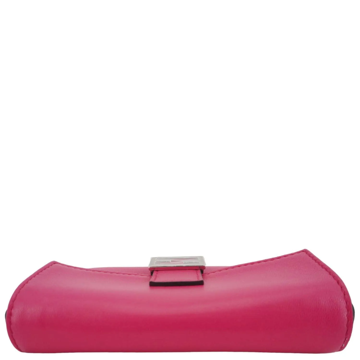 FENDI Micro Baguette Leather Crossbody Bag Pink
