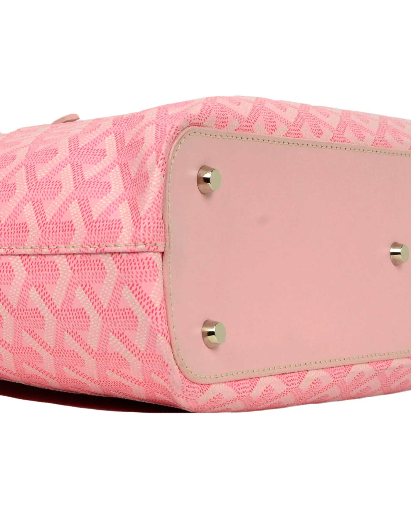 Goyard Pink Goyardine Okinawa PM Tote Bag