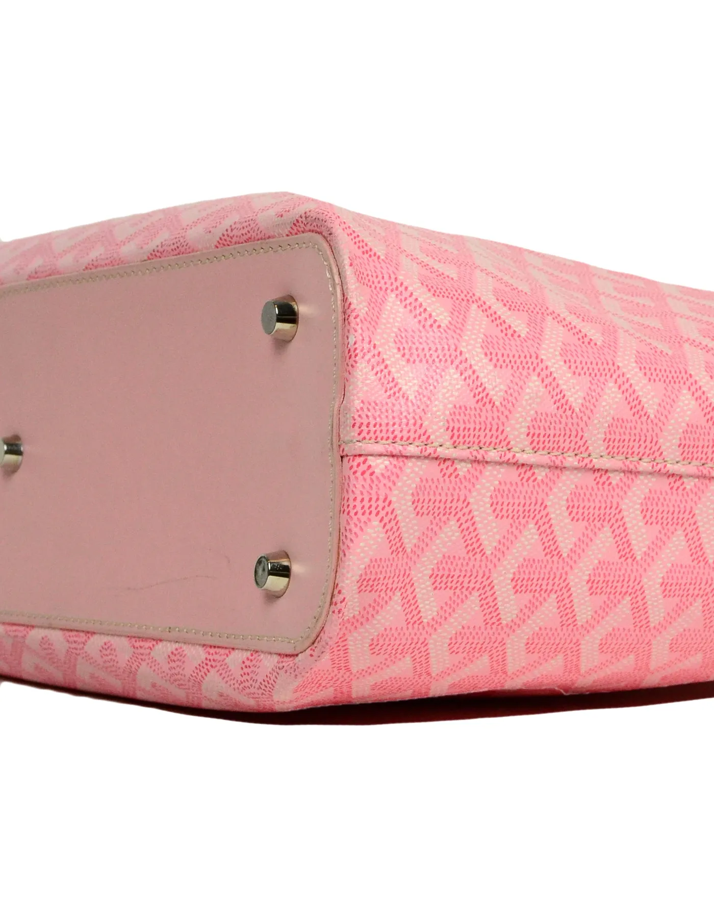 Goyard Pink Goyardine Okinawa PM Tote Bag