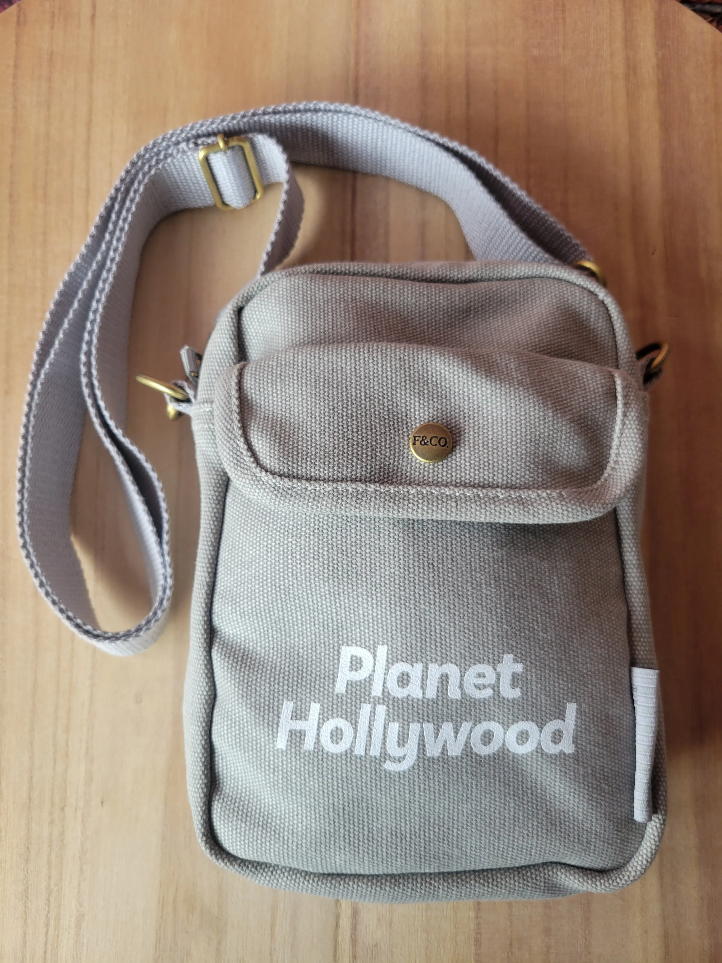 Gray Crossbody Bag