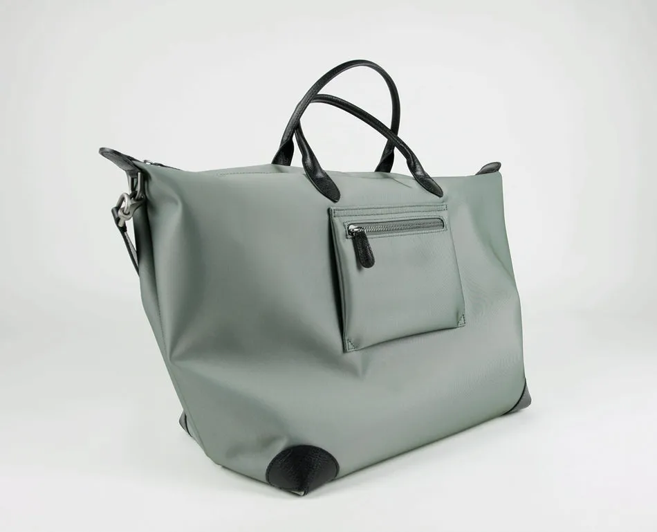 Khaki Womens Nylon Shoulder Totes Khaki Womens Nylon Shoulder Handbag Nylon Handbag Purse for Ladies