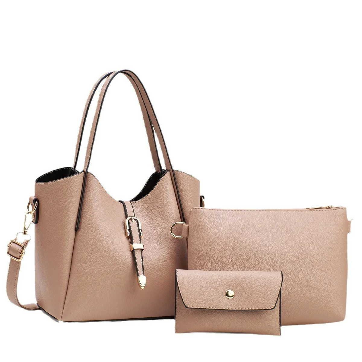 Large Capacity Totes Three-Piece Shoulder Bag