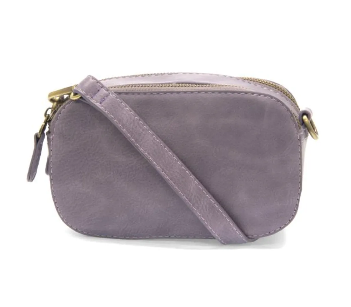 Layne Double Zip Crossbody {Dusty Amethyst}