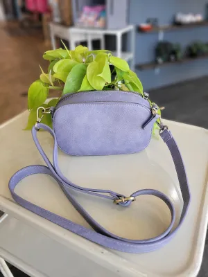 Layne Double Zip Crossbody {Dusty Amethyst}