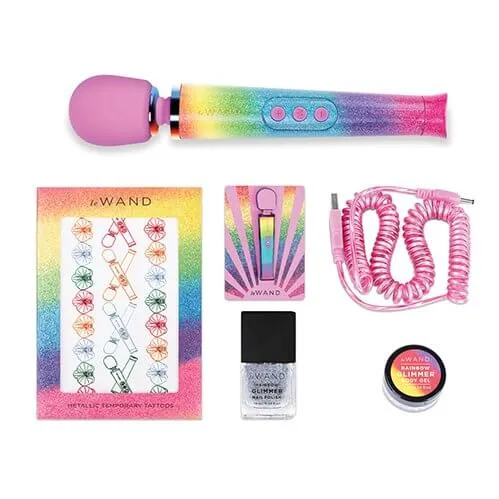 Le Wand Rainbow Ombre Petite Wand Massager