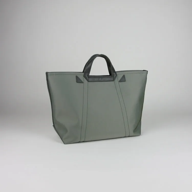 Light Green Womens Nylon Handbag Totes Light Green Womens Nylon Leather Shoulder Tote Purse for Ladies