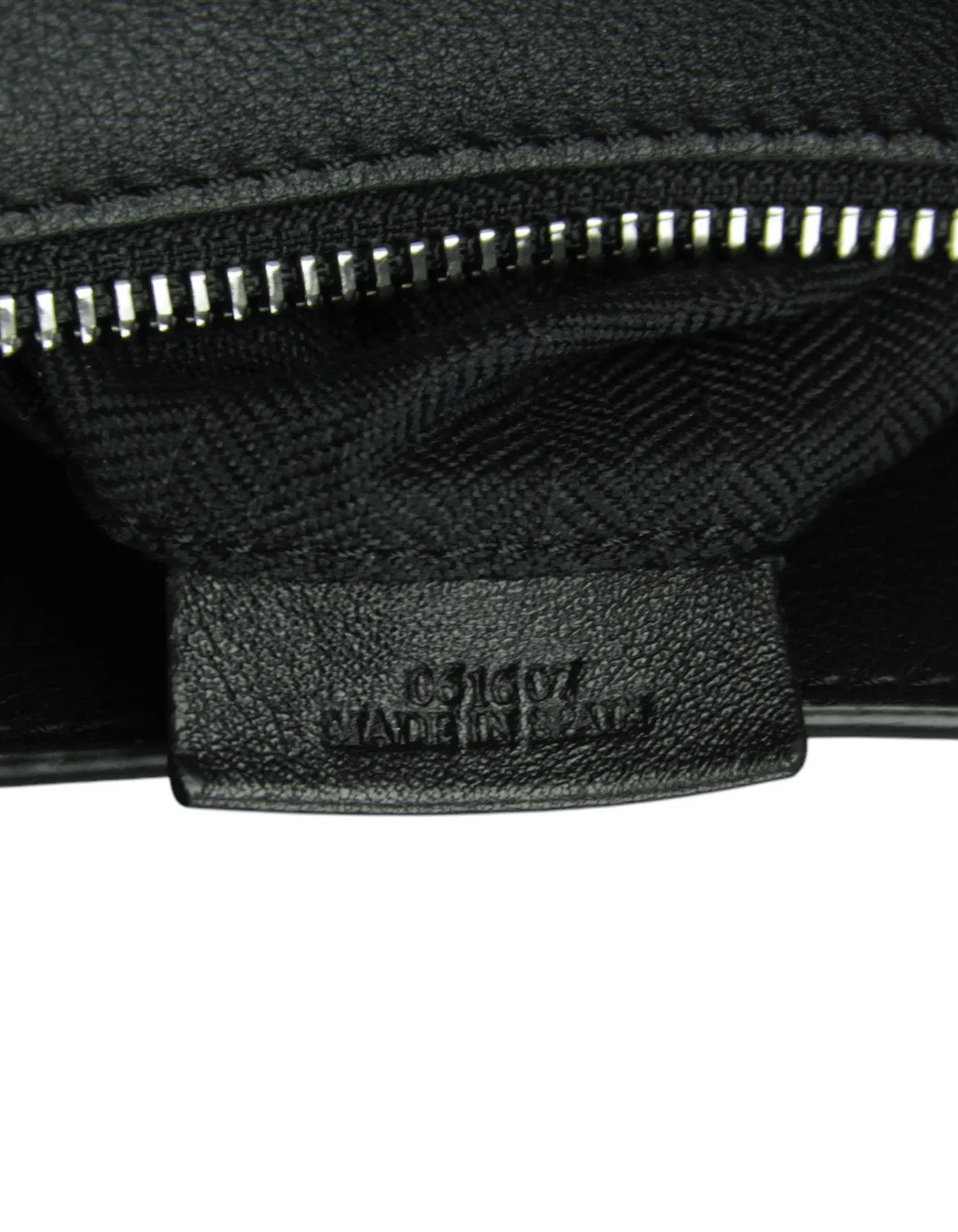 Loewe Black Calfskin Zipper Puzzle Bag