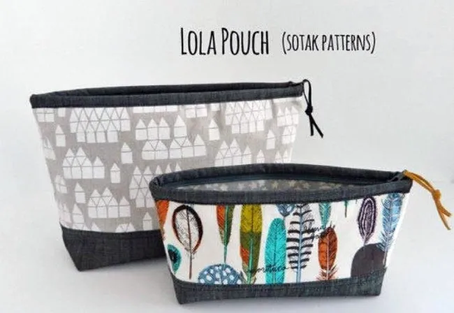 Lola Zipper Pouch (2 sizes)