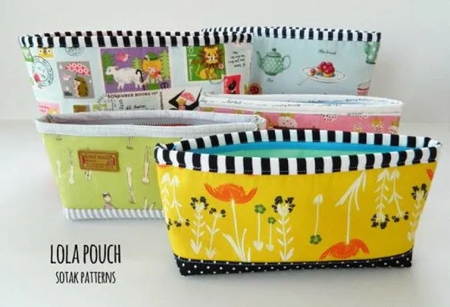 Lola Zipper Pouch (2 sizes)