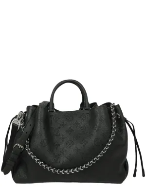 Louis Vuitton Black Monogram Mahina Bella Tote
