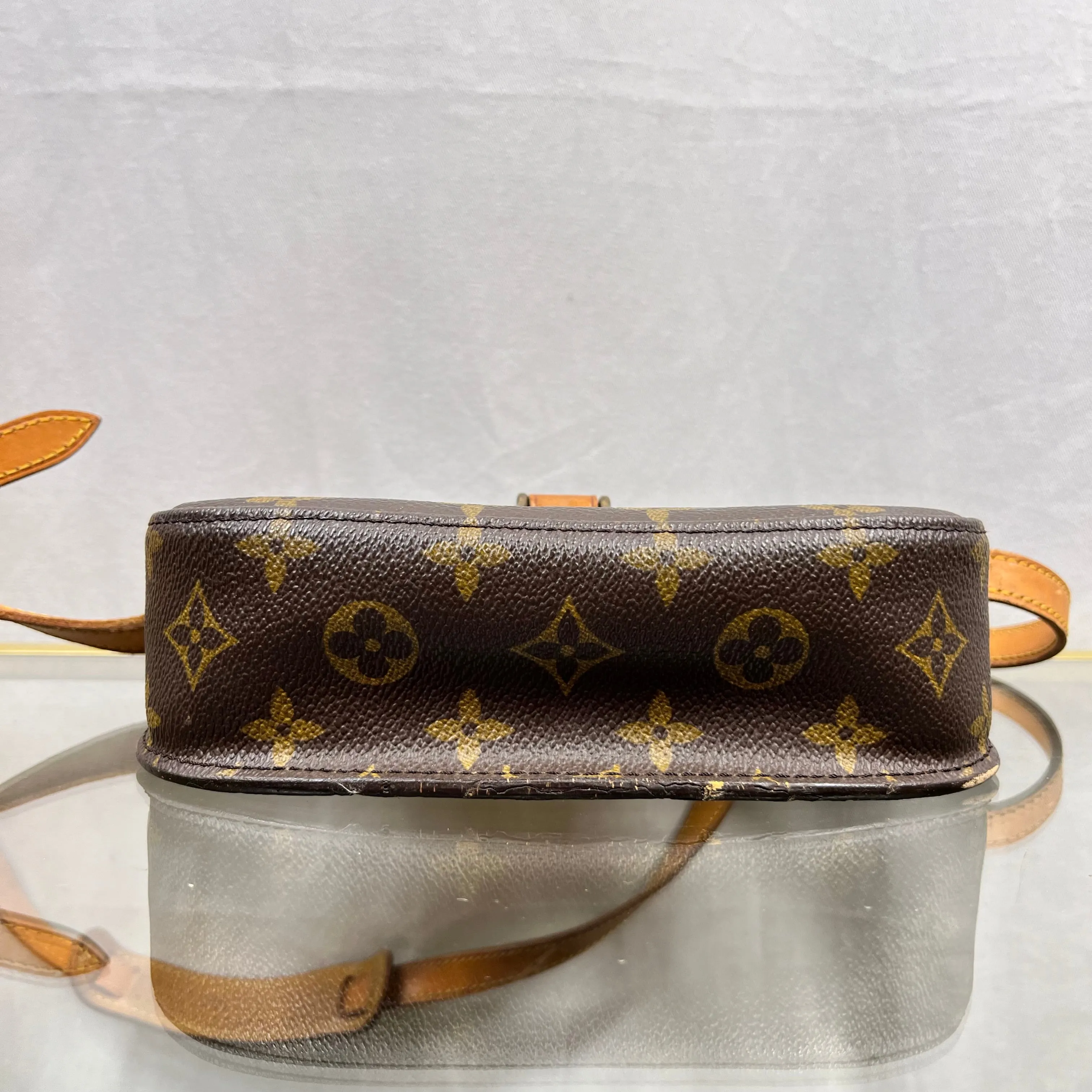 LOUIS VUITTON Brown Monogram Canvas Saint Cloud PM Bag