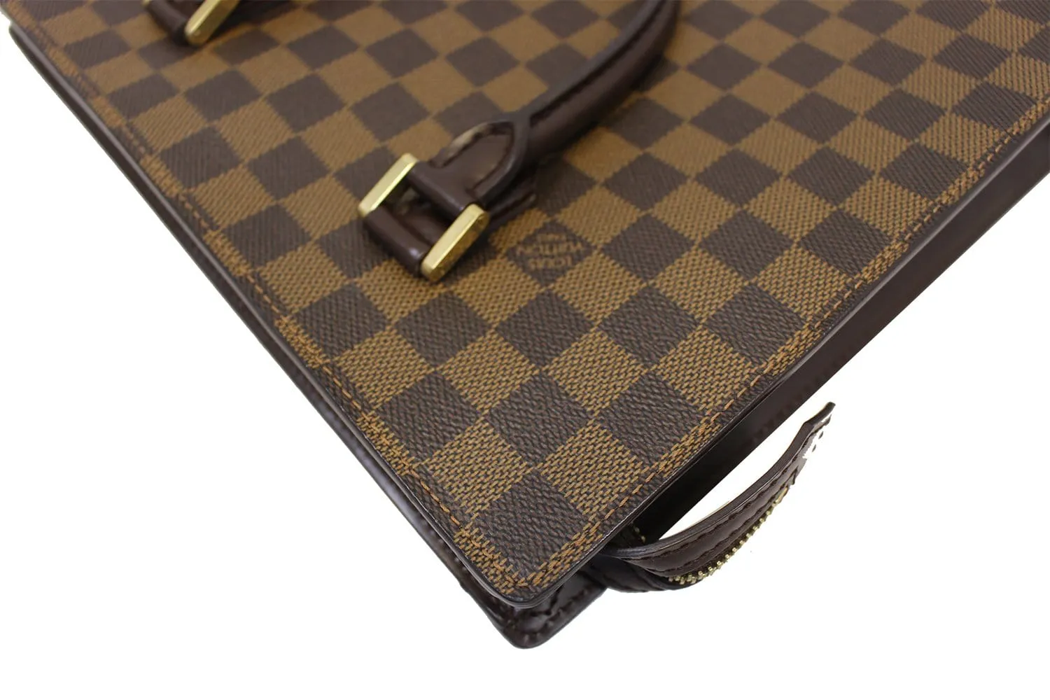 LOUIS VUITTON Damier Canvas Venice Sac-Plat Tote Bag