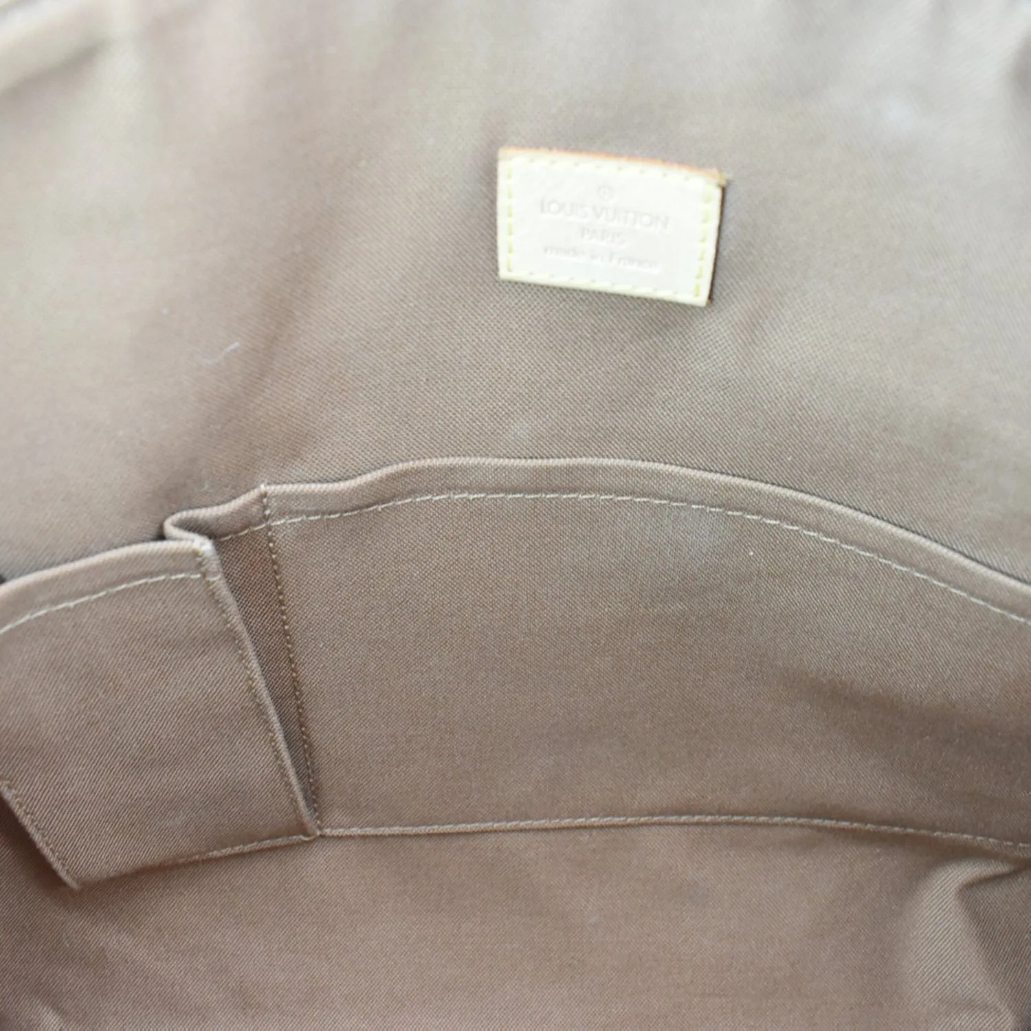 LOUIS VUITTON Lockit Horizontal Monogram Canvas Tote Bag Brown