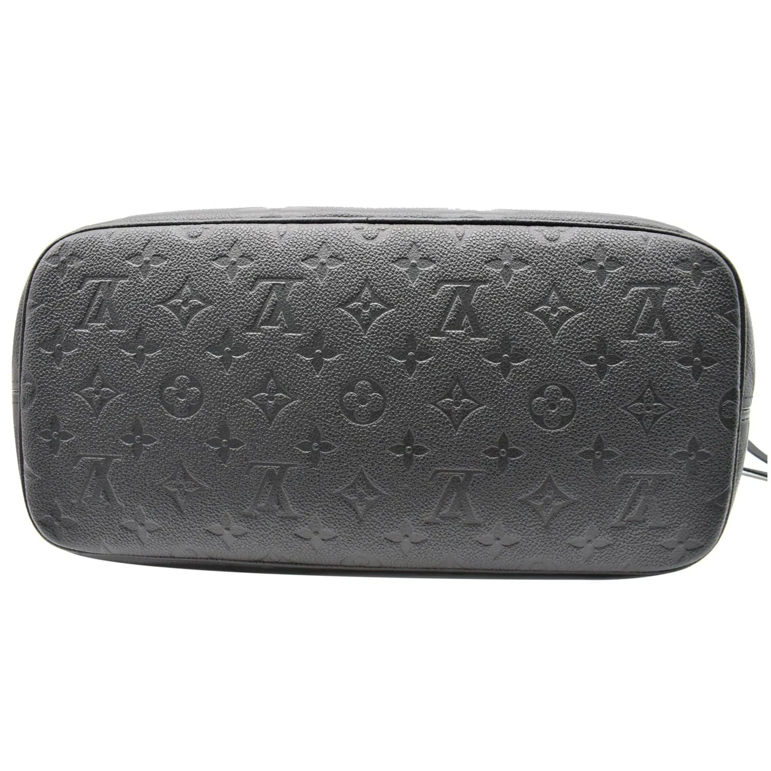 LOUIS VUITTON Neverfull MM Monogram Empreinte Tote Bag Black