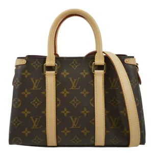 LOUIS VUITTON Soufflot BB Monogram Canvas Shoulder Crossbody Bag Brown