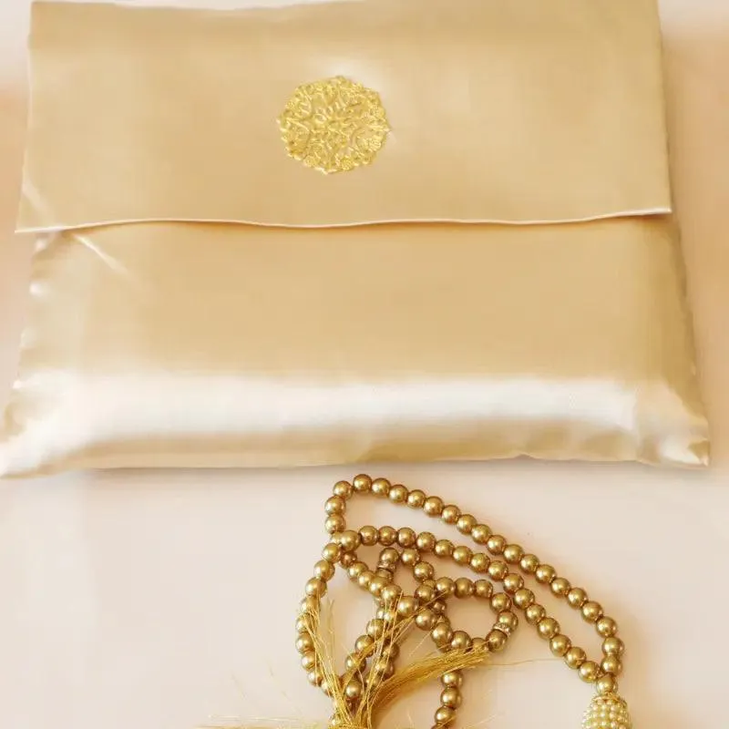 Luxury Prayer Mat and Tasbeeh Set (MR048)