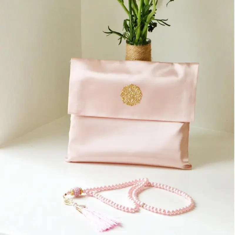 Luxury Prayer Mat and Tasbeeh Set (MR048)