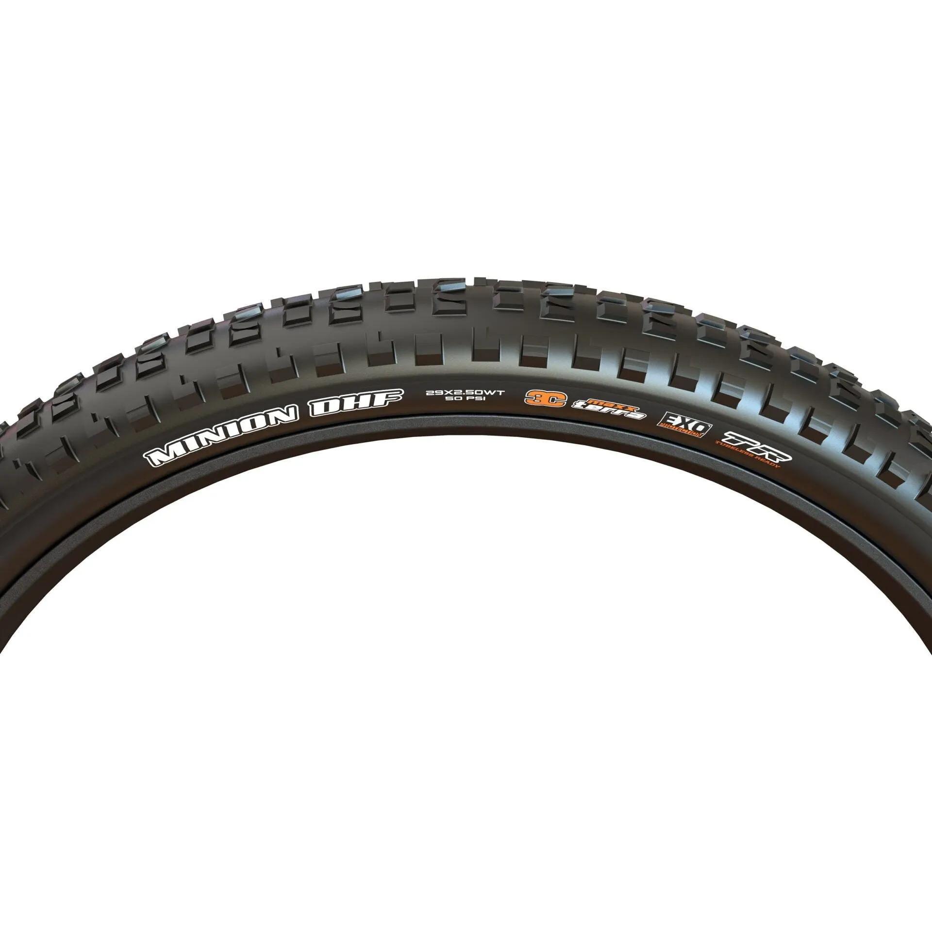 Maxxis Minion DHF Tire - 27.5 x 2.3, Tubeless, Folding, Black, Dual Compound, EXO