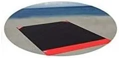 Meafteryou Outdoor Pocket Blanket,Sand-Free Fast Dry Waterproof for Beach,Travel,Hiking,Camping with 4 Built-in Ground Stakes (Dark Grey,43x63 Inch)
