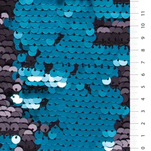 Mediterranean Style Mermaid Sequin Embroidered Fabric
