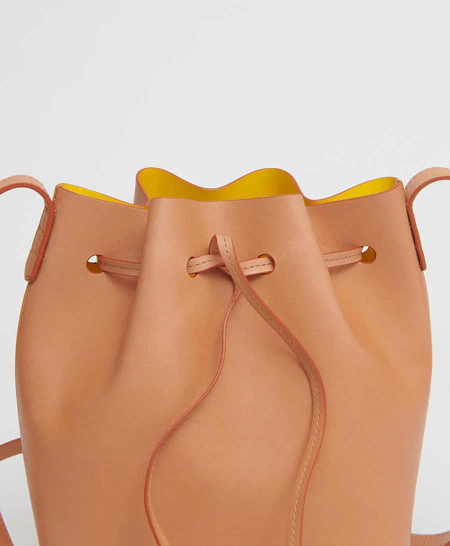 Mini Bucket Bag - Cammello/Sun