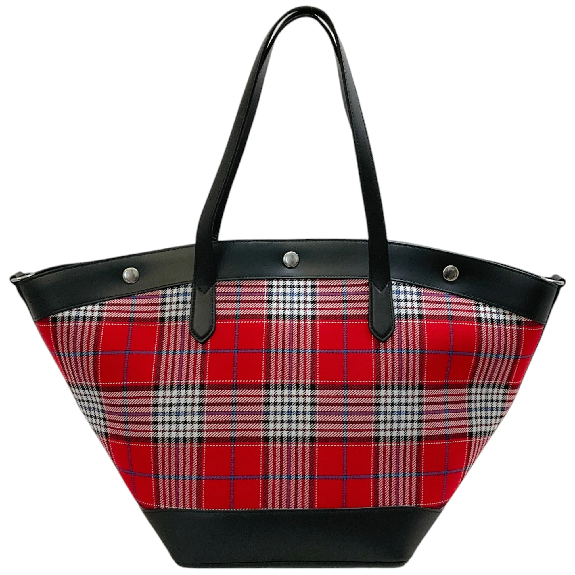 Mulberry Red Tartan Camden Tote