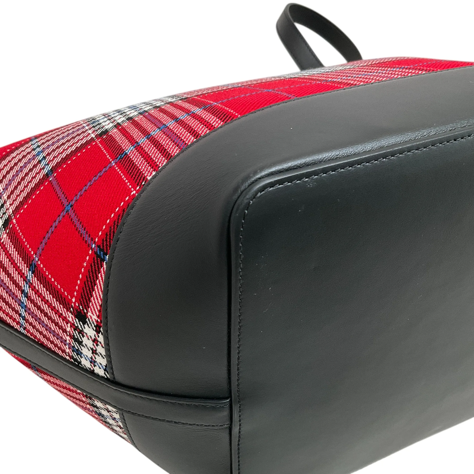 Mulberry Red Tartan Camden Tote