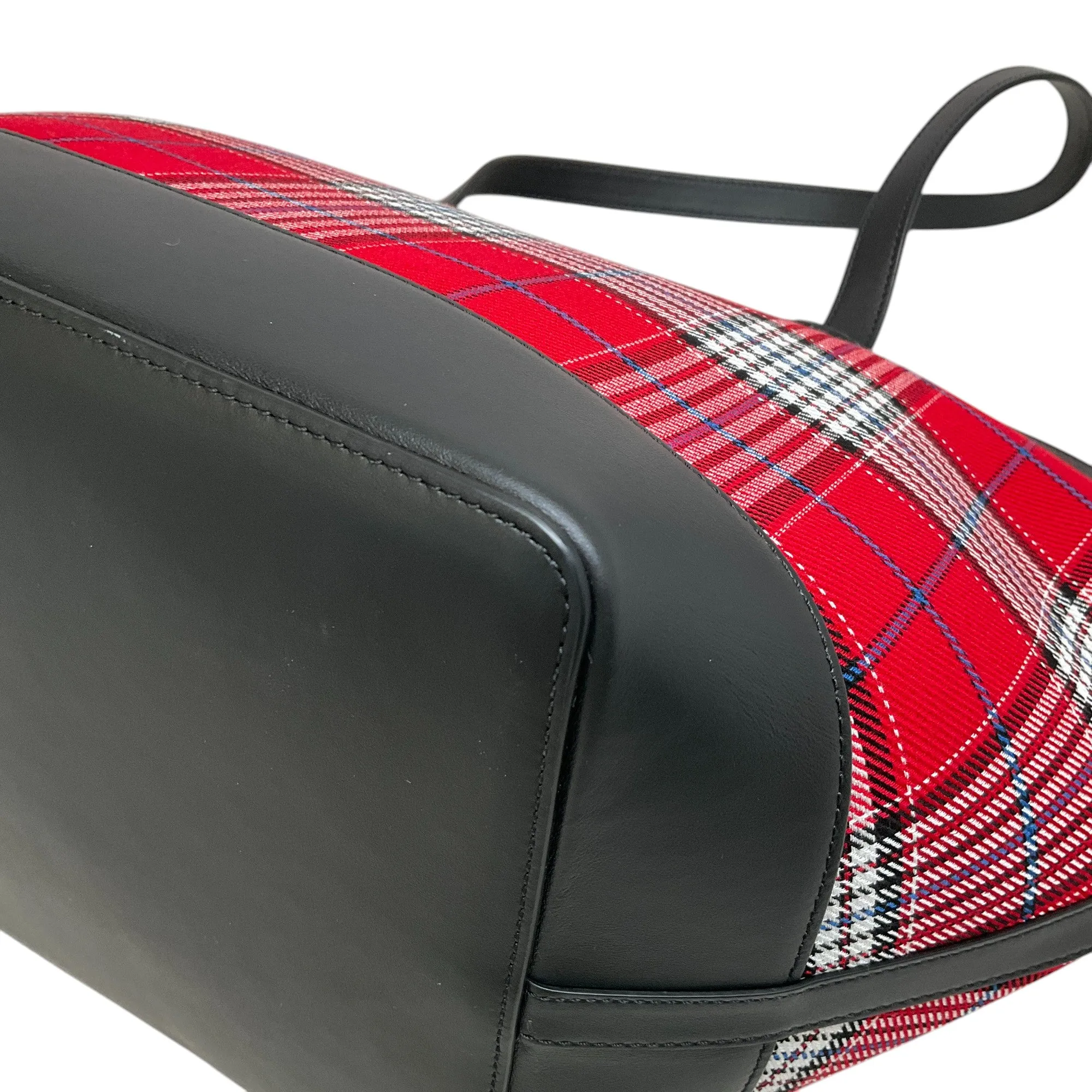 Mulberry Red Tartan Camden Tote