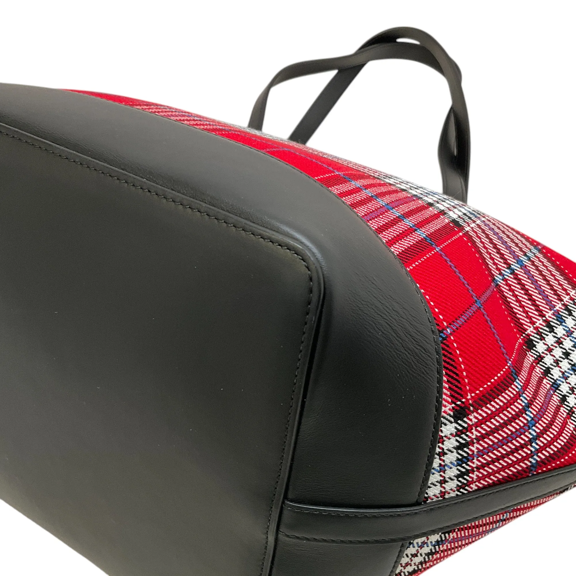 Mulberry Red Tartan Camden Tote