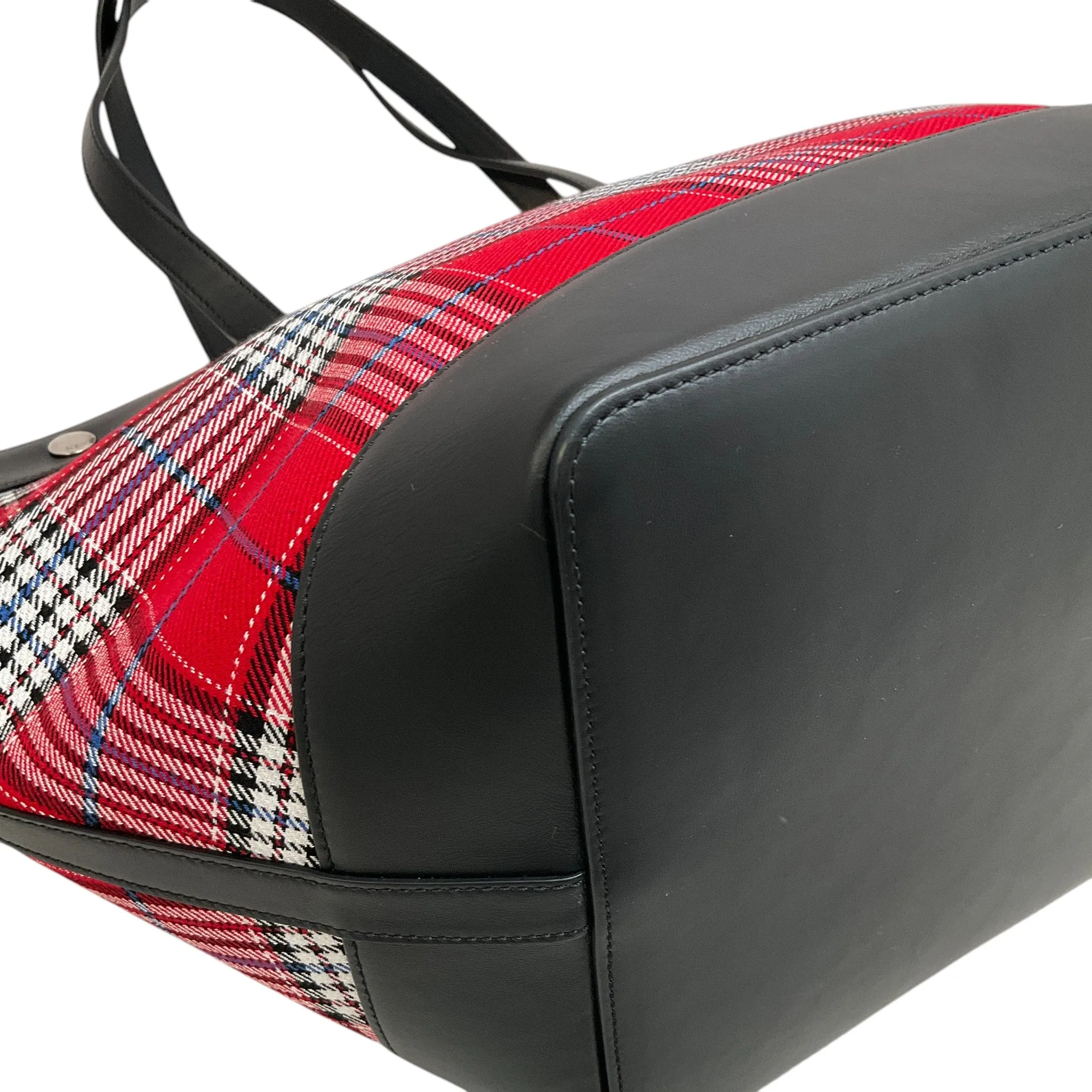Mulberry Red Tartan Camden Tote