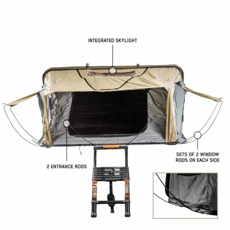 OVS HD Bundu Hard Shell Cantilever Roof Top Tent
